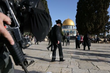 Decenas de colonos sionistas asaltan la sagrada mezquita de Al-Aqsa