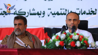 Discours du président Al-Mashat lors de la réunion élargie dans la ville de Radaa, gouvernorat d'Al-Bayda