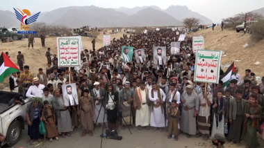 Nine mass marches in Marib under slogan 