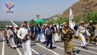 Mass Mobilization Parade in Hajjah commemorates 10th anniversary of September 21 revolution