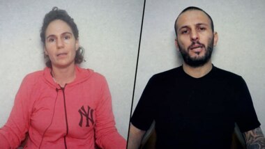 Al-Qassam has released two recordings of two Zionist prisoners before their murder