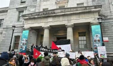اعتصام مفتوح لطلاب جامعة ماكجيل الكندية للمطالبة بقطع علاقتها بالكيان الصهيوني