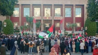 Morocco..vigil against genocide in Gaza 