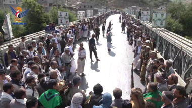 المحويت.. قبائل بني سعد تعلن النفير والجهوزية لمواجهة العدو الصهيوني