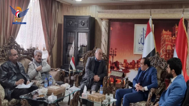 السفير صبري يلتقي وفد الجبهة الشعبية لتحرير فلسطين ويبارك عملية القدس