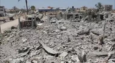 بلدية خزاعة :العدو الصهيوني يحول البلدة لمنطقة 
