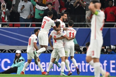 الأردن تهزم كوريا الجنوبية بثنائية نظيفة وتتأهّل لنهائي كأس آسيا لكرة القدم