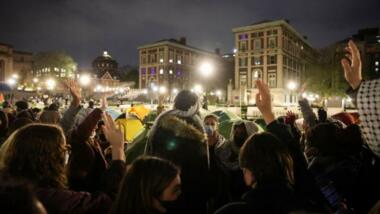 آمریکا به دلیل اعتراضات در دانشگاه هایش از درون می سوزد
