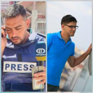 حماية الصحفيين الفلسطينيين يدين اغتيال العدو الإسرائيلي ثلاثة صحفيين بالمستشفى المعمداني
