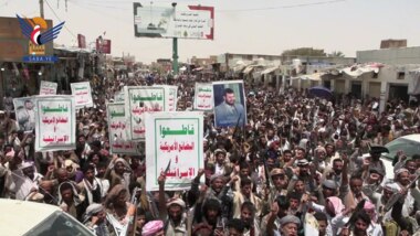 مسيرات حاشدة في 52 ساحة بالجوف تحت شعار 