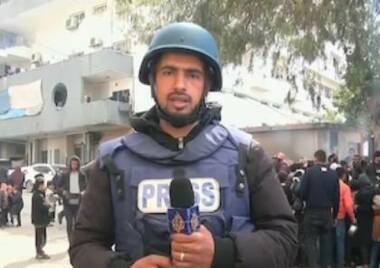 العدو الصهيوني يفرج عن مراسل قناة الجزيرة وعدد من الصحافيين في مشفى الشفاء