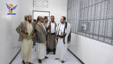 Justice minister, judicial inspection head inspect Ibb courts, correctional facility