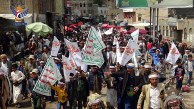 مسيرة وفعالية في مناخة بذكرى عاشوراء ونصرة الشعب الفلسطيني