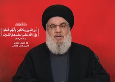 Sr: Nasrallah: El atentado de Beijrat es una importante agresión sionista que se enfrentará a un duro ajuste de cuentas y una retribución justa.