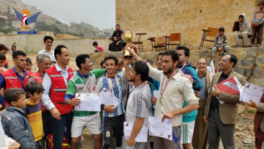 اختتام المسابقات التنافسية الرياضية والثقافية بجامعة المحويت