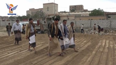 تفقد سير العمل بمشروع تأهيل المشتل الزراعي المركزي في البيضاء