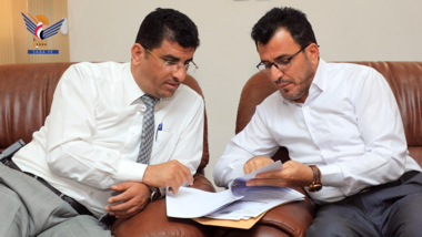 Dr. Abu Lohoum bespricht mit Gesundheitsminister Grad der Automatisierung der Finanzarbeit im Gesundheitsministerium