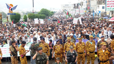 Mass marches in Ibb 
