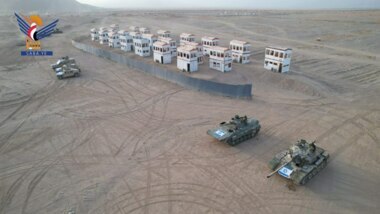 Militärmanöver für Einheiten der Reserve des Sechsten Militärbezirks mit dem Titel „Al-Quds ist unseren Weg“