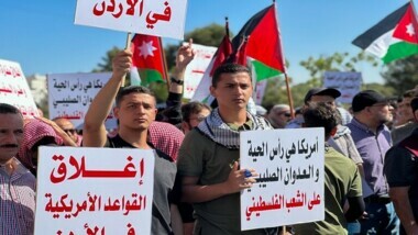 Manifestation massive aux abords de l'ambassade de l'entité sioniste à Amman exigent la rupture des relations avec « Tel Aviv »