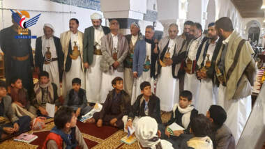 Deputy Speaker of Shura Council Al-Durra inspects summer courses at Great Mosque in Sana'a