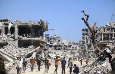 Five Palestinians killed in enemy shelling of Nuseirat camp, Rafah city