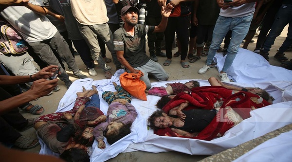 استشهاد 9 فلسطينيين بقصف صهيوني في خان يونس ومدينة غزة