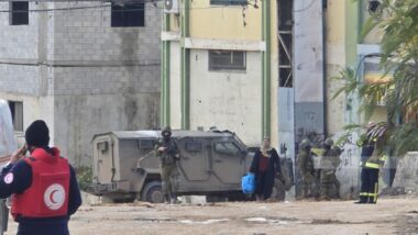 Zionist enemy forces 200 Palestinian families in Far'a camp to flee