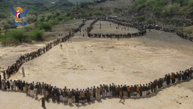 وقفة في مديرية السلفية بريمة إعلاناً للنفير العام والبراءة من الخونة