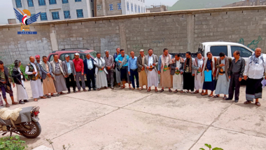 Blessed protest in Ibb for security achievement