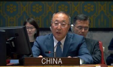 China pledges to make every effort to restore peace in Palestine after assuming presidency of SC