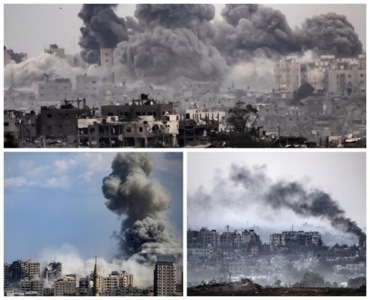 Homes, schools bombed by Israeli forces in Rafah, Beit Lahia