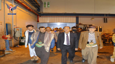 Der Elektrizitätsminister prüft den Fortschritt der Arbeiten im Haziz Electric Power Generation Station