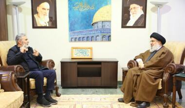Sayyed Nasrallah diskutiert mit Al-Nakhala die neuesten Entwicklungen in Gaza und im Westjordanland 