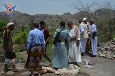Taiz... Inspizierung der Standorte von Wasserbarriereprojekten im Maqbanah-Distrikt