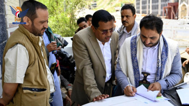 Site for expansion project of main entrance road in center of Hajjah Governorate has been handed over