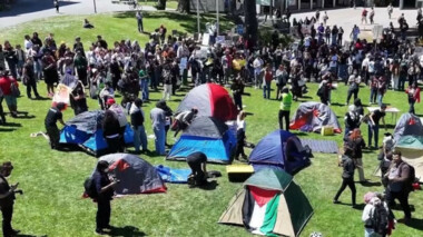 L'Université de San Francisco se joint aux manifestations en soutien au peuple de la Palestine
