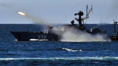 Russian-Chinese drills start with live ammos in Japan Sea