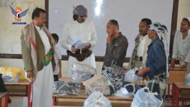 Inauguration of Eid clothing distribution project in  Al-Taiziyah District in Taiz