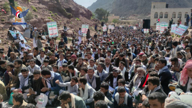 Hajjah people gather in major marches entitled 
