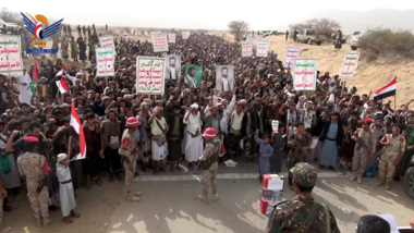 Marches in Marib confirm progress of  fifth stage to victory for Gaza