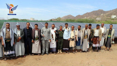 افتتاح مشروع منظومة الطاقة الشمسية لمشتل البن بمدينة الشرق بذمار