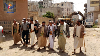  Work on two service projects in Maeen district in the Capital Sana'a inspected 