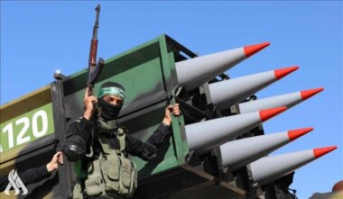 Al-Qassam Brigades bombard “Nir Yitzhak” ,“Mefalsim” Settlements with rocket salvo