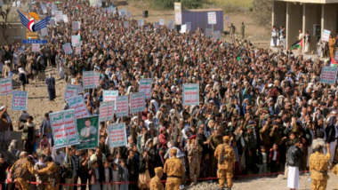 Deux marches massives à Taiz sous le slogan « Nos places sont le jihad... nous restons fermes aux côtés de Gaza jusqu'à la victoire »