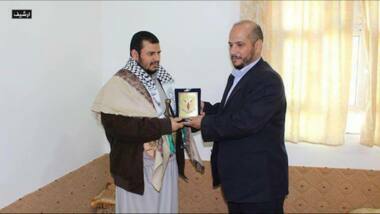Al-Sayeed Abdul-Malik Al-Houthi meets with representative of Islamic Jihad Movement in Yemen