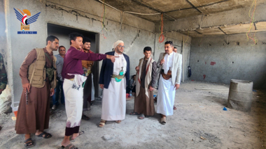 المساوى يطلع على مشروعي مبنى فرع جامعة تعز بالحوبان ومستشفى تعز العام
