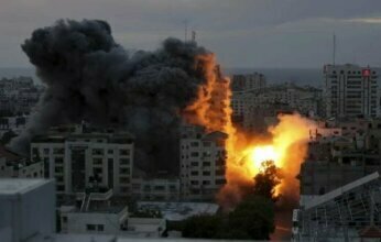 Zionist-American aggression raids continue on northern, central Gaza Strip
