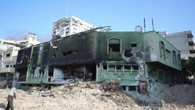 Nazi enemy destroys “Friends of Patient” hospital in Gaza after its restoration