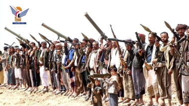 ذمار .. وقفة قبلية مسلحة لقبائل عنس تؤكد الجاهزية لمواجهة العدوان